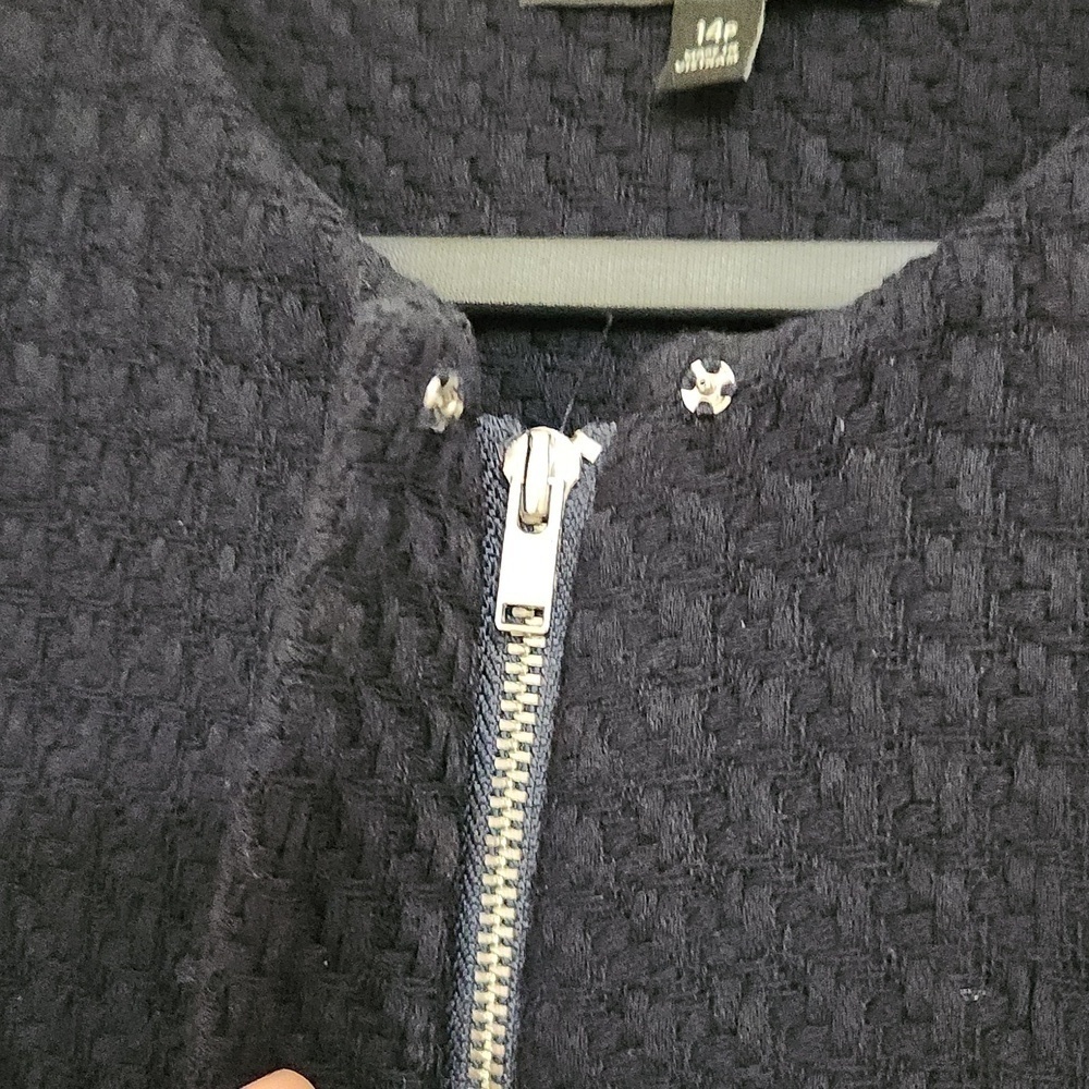 Talbots Knit Jacket  Size 14 Petite Contemporary Career Formal Sophisticated - Picture 6 of 16